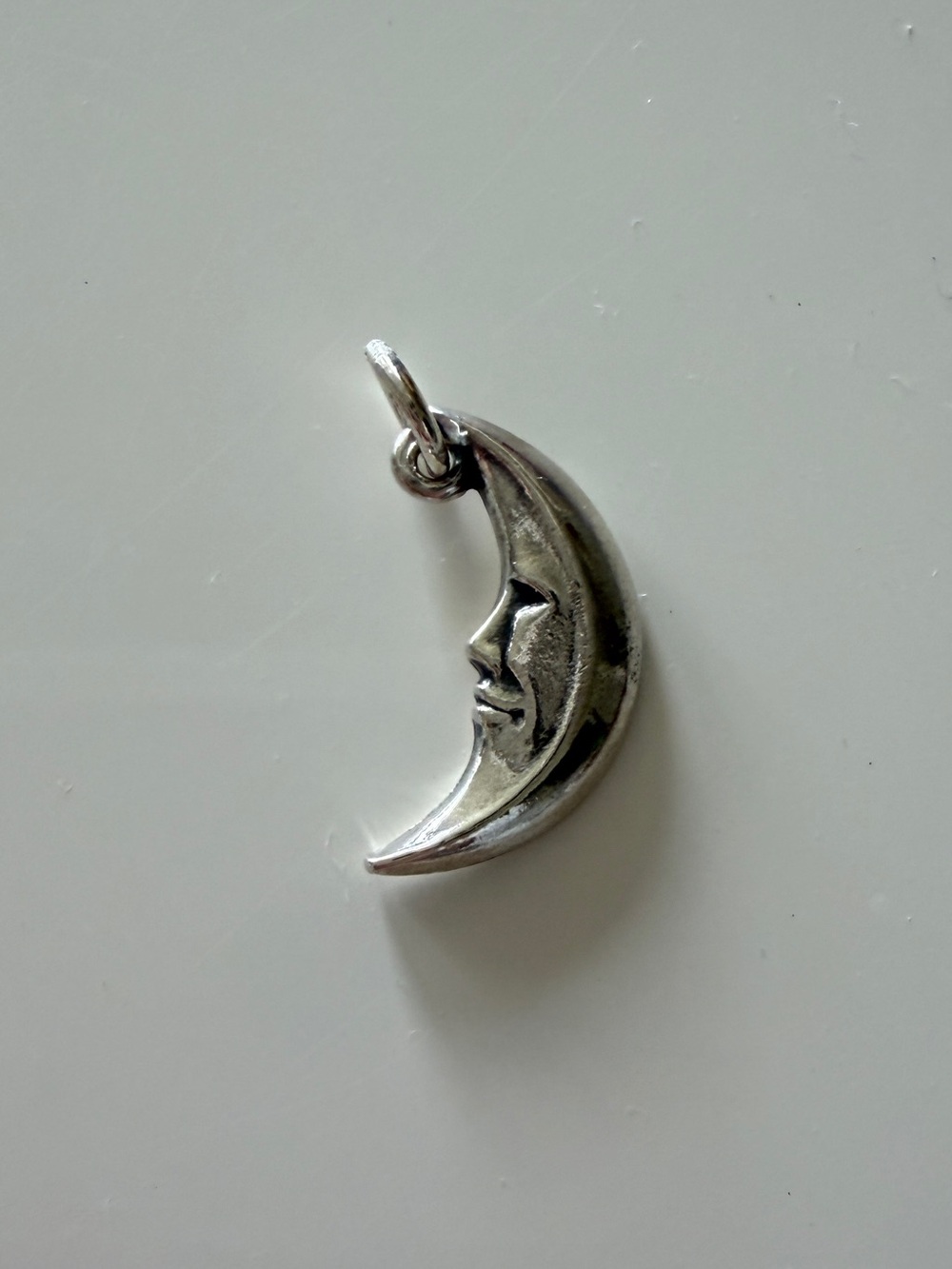 James Avery Man In The Moon Charm Pendent Sterling Silver Retired Crescent Moon